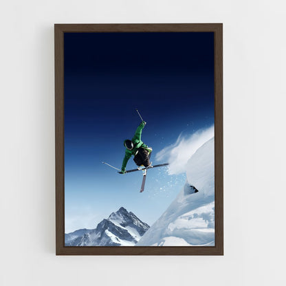 ap-x games skiing-7 cadre Bois foncé