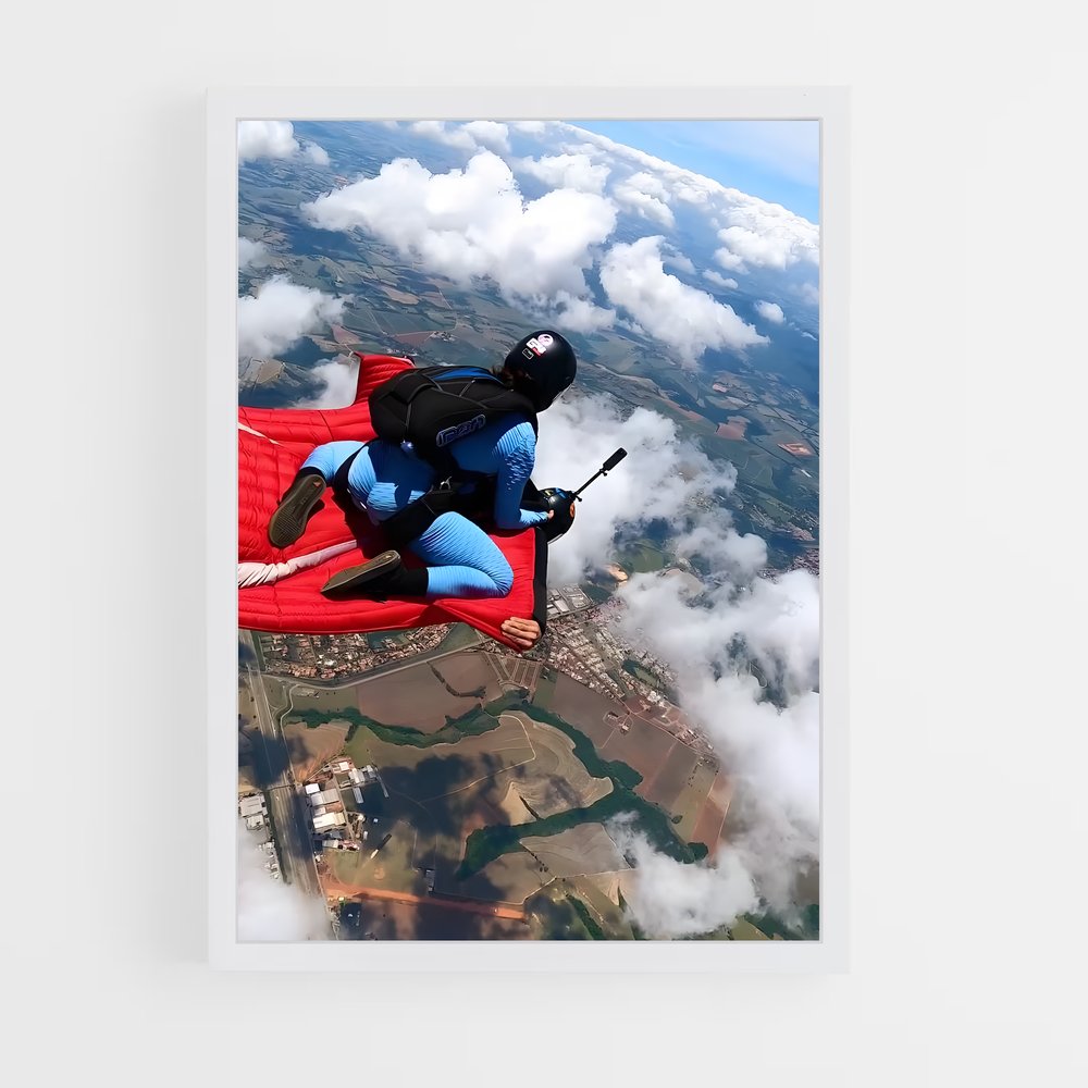 ap-x games skydiving-1 cadre Blanc