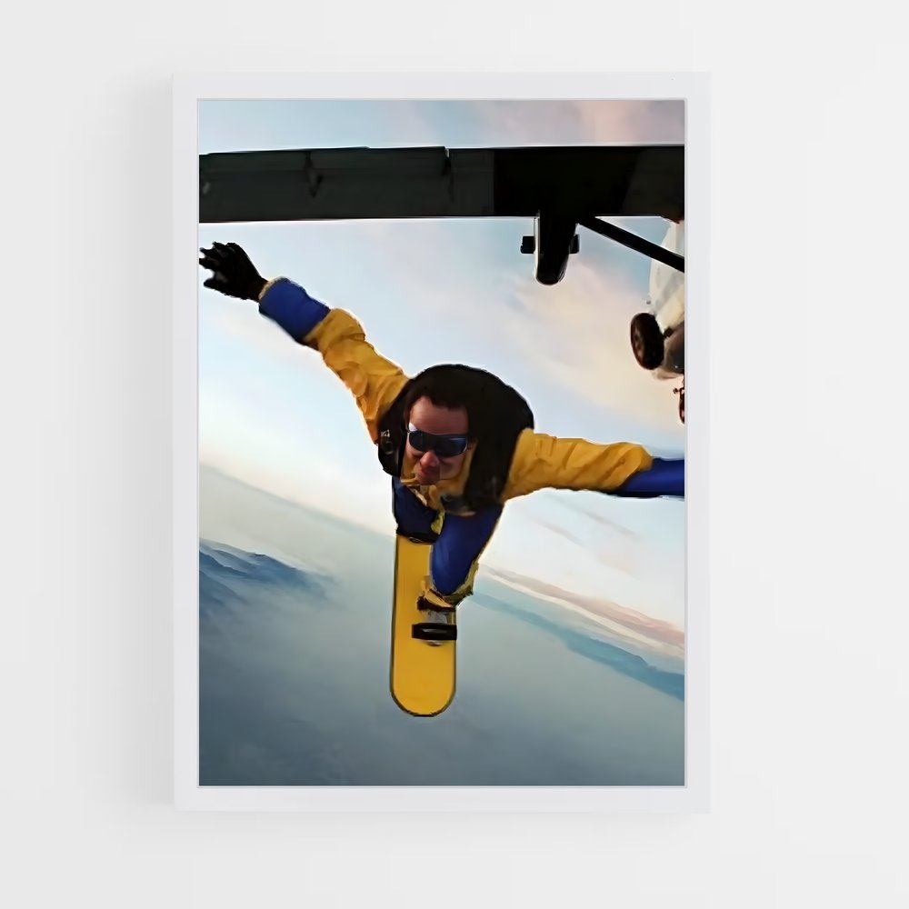 ap-x games skydiving-5 cadre Blanc