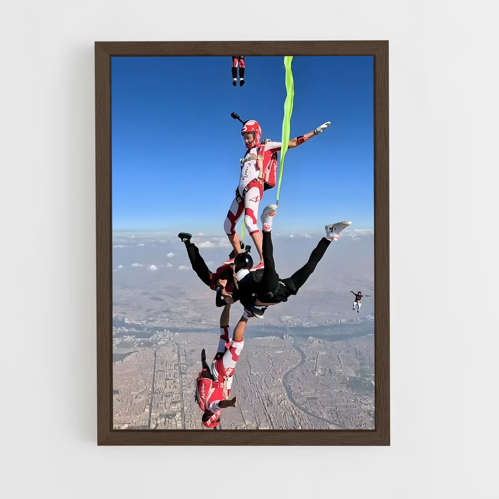 ap-x games skydiving-6 cadre Bois foncé