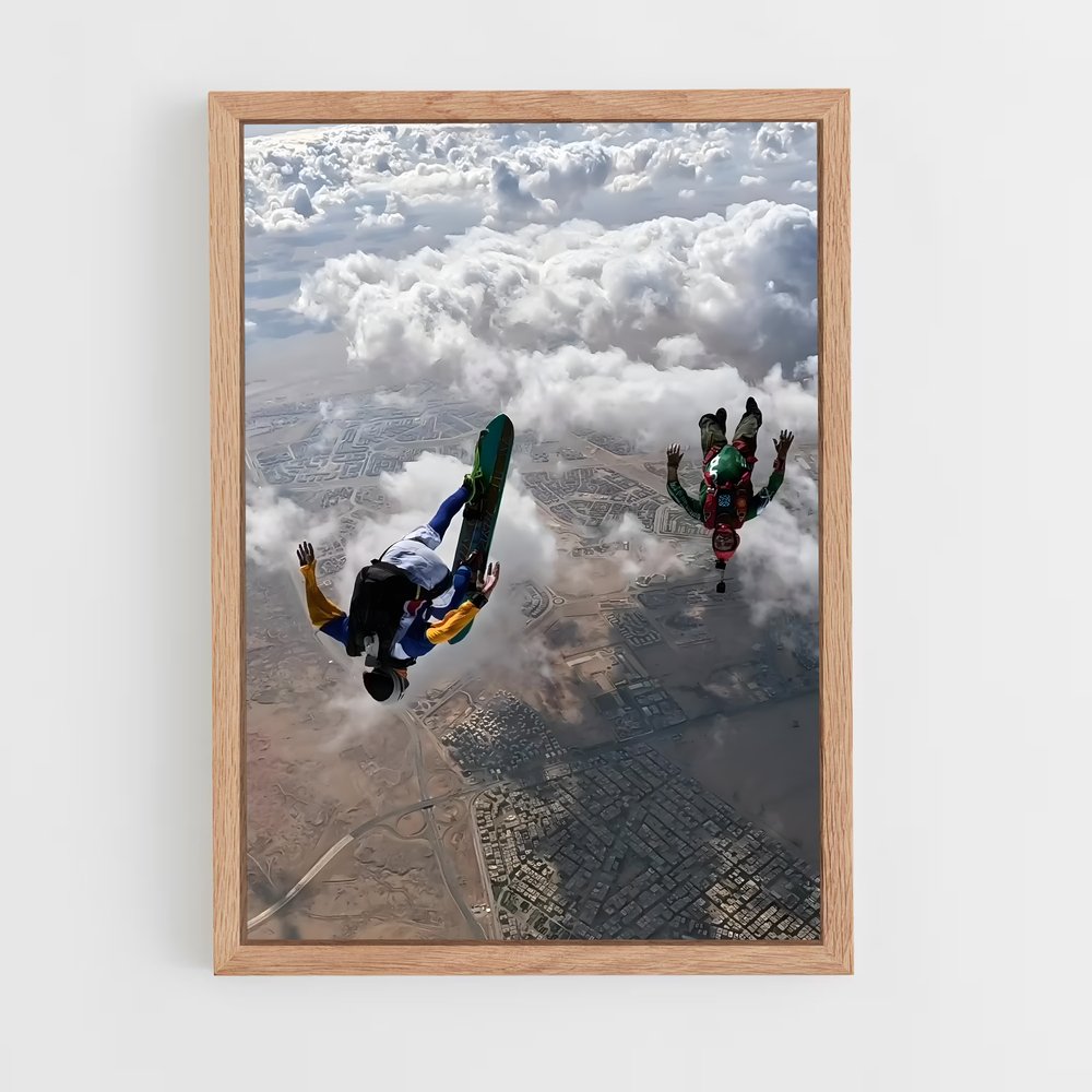 ap-x games skydiving-8 cadre Bois clair