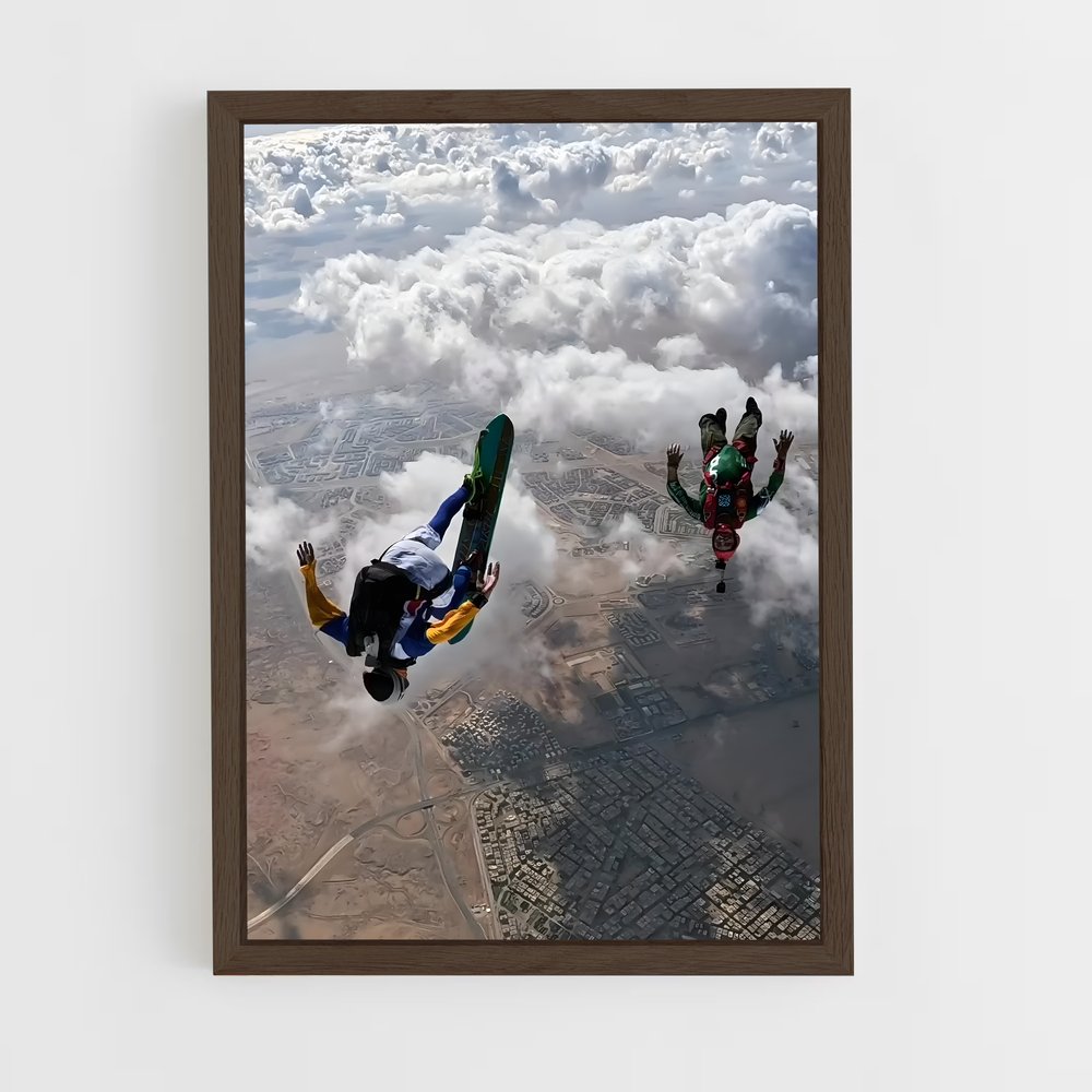ap-x games skydiving-8 cadre Bois foncé