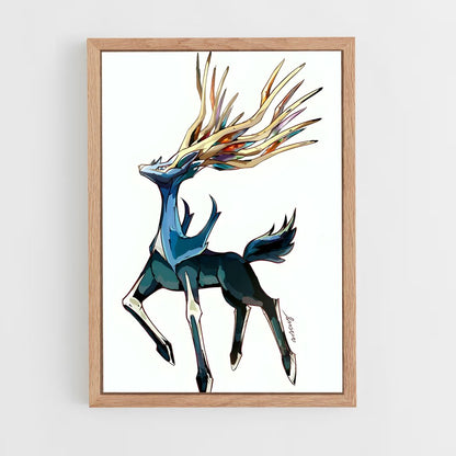 ap-xerneas-10 cadre Bois clair