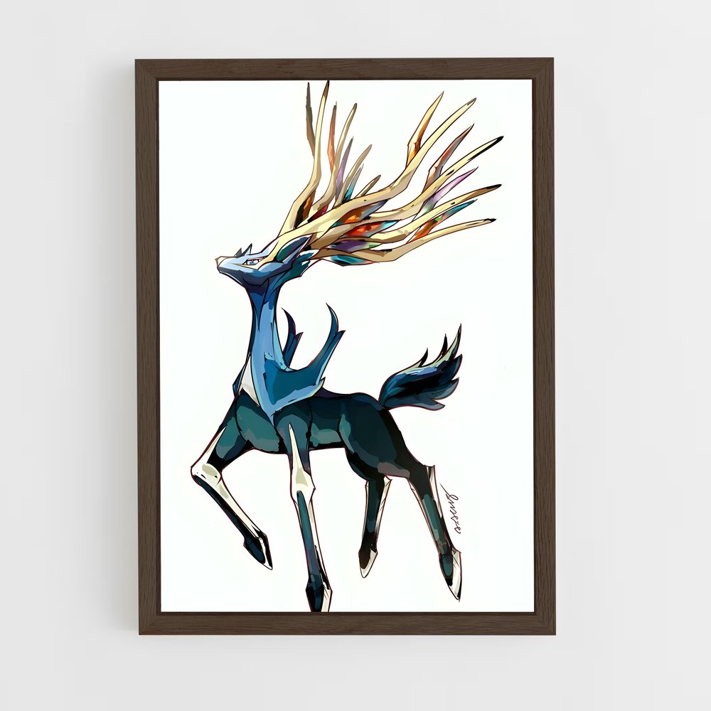 ap-xerneas-10 cadre Bois foncé