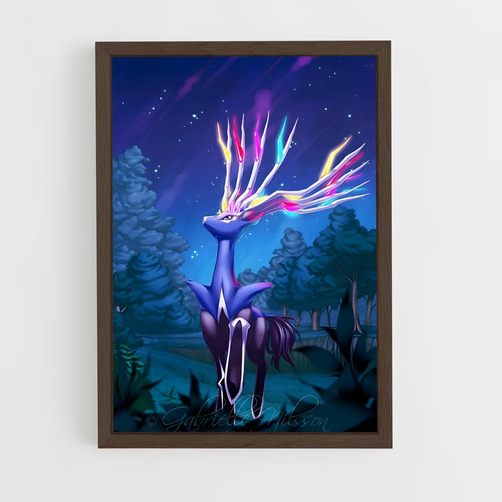 ap-xerneas-5 cadre Bois foncé