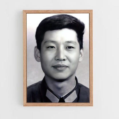 ap-xi jinping-4 cadre Bois clair