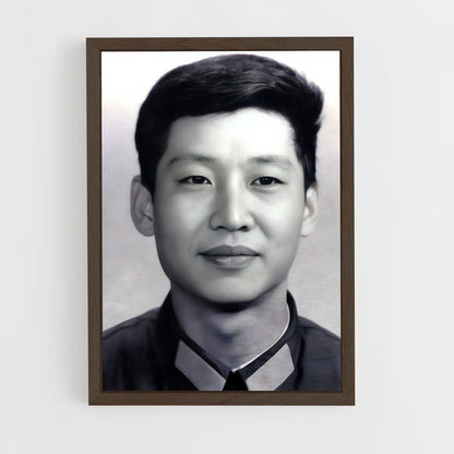 ap-xi jinping-4 cadre Bois foncé