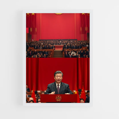 ap-xi jinping-5 cadre Blanc