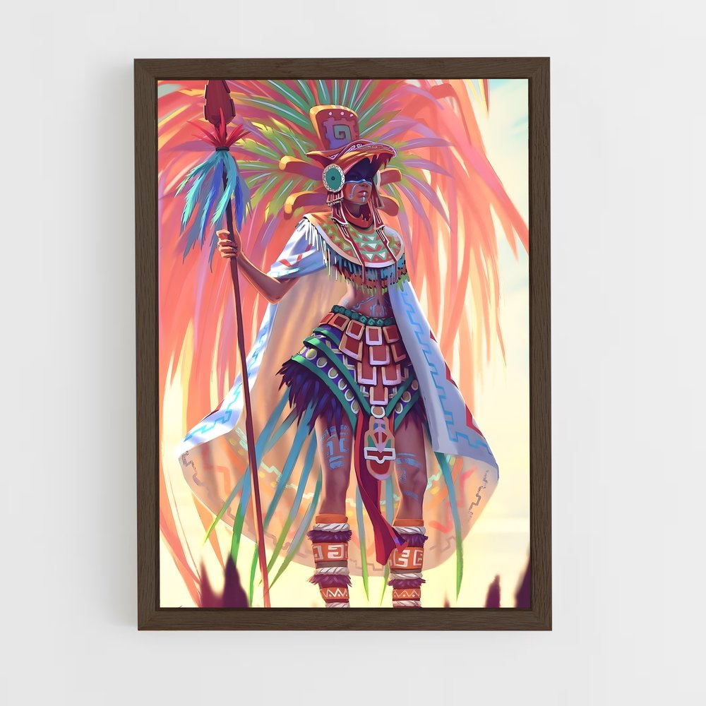 ap-xochiquetzal-6 cadre Bois foncé