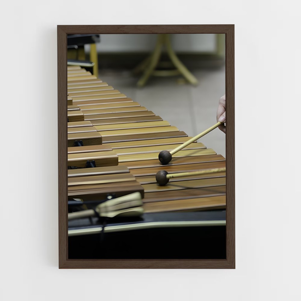 ap-xylophone-4 cadre Bois foncé