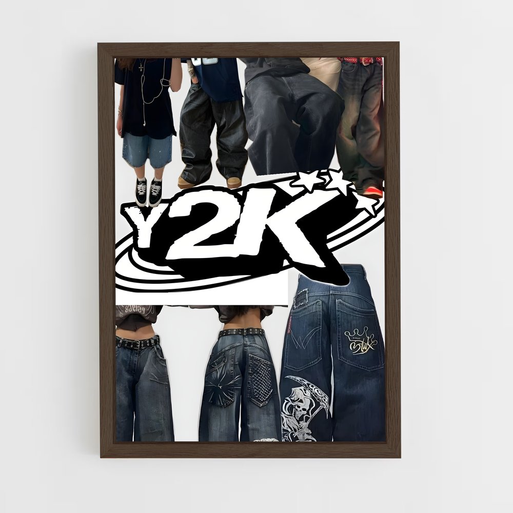 ap-y2k-7 cadre Bois foncé