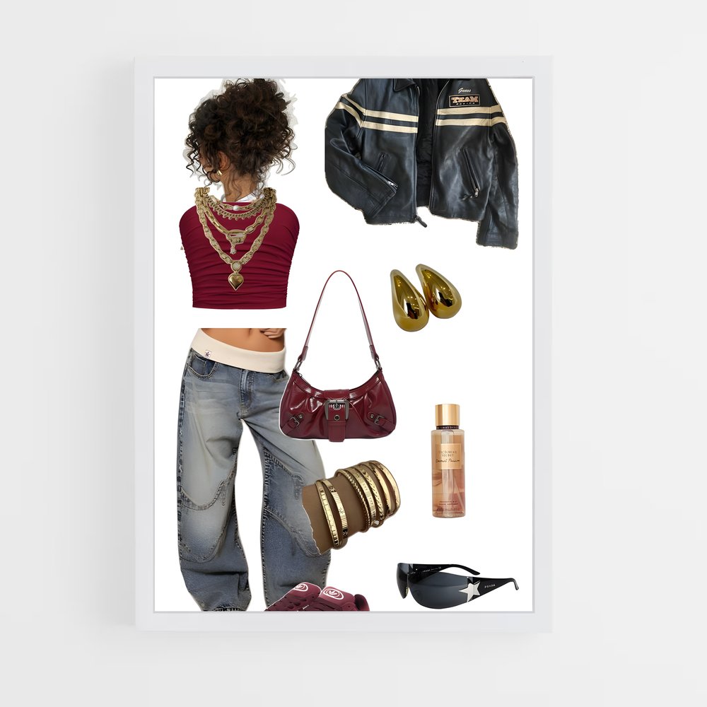 ap-y2k fashion-3 cadre Blanc