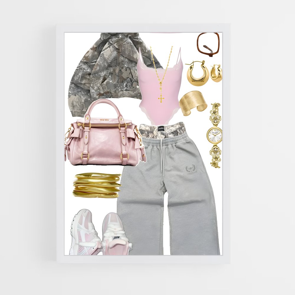 ap-y2k fashion-5 cadre Blanc