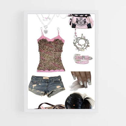 ap-y2k fashion-9 cadre Blanc