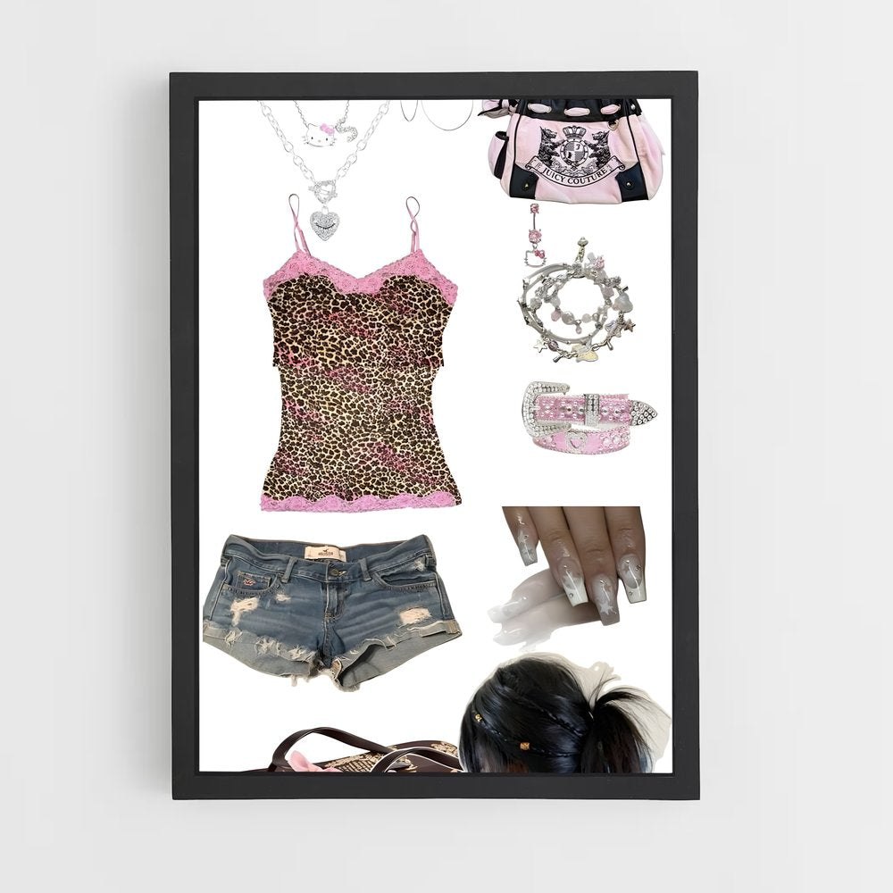 ap-y2k fashion-9 cadre Noir