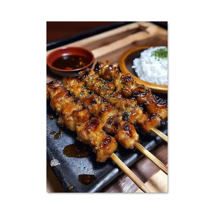 Poster Savoureux Yakitori