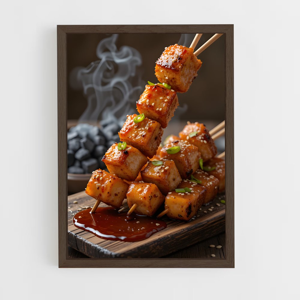 ap-yakitori-2 cadre Bois foncé