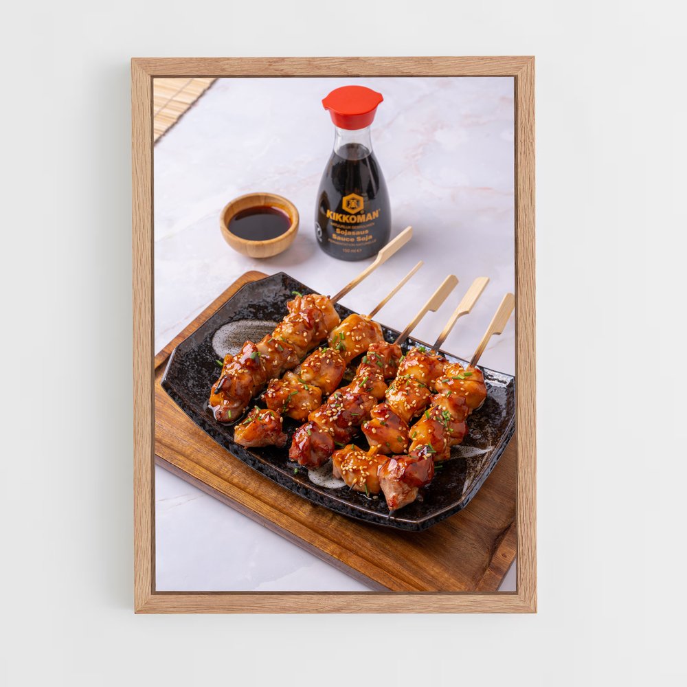 ap-yakitori-3 cadre Bois clair