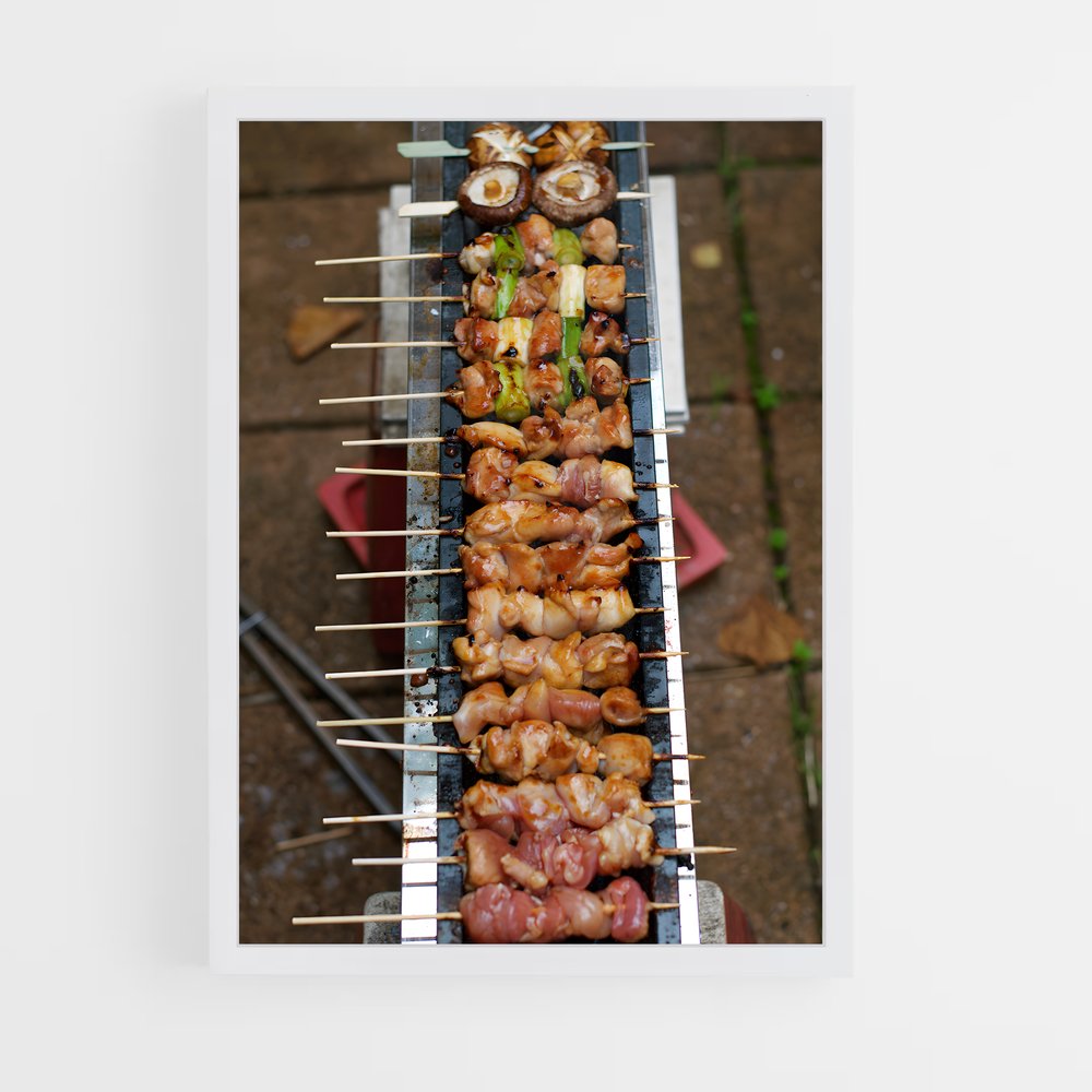 ap-yakitori-5 cadre Blanc
