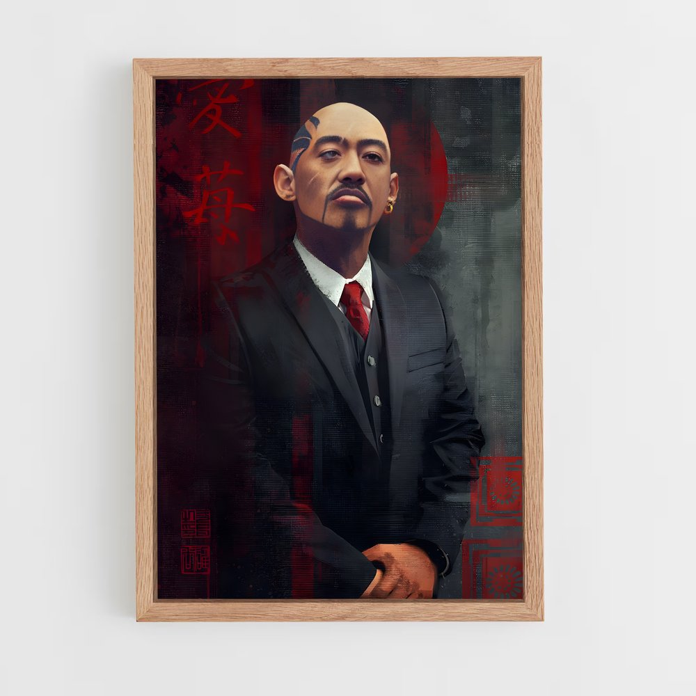ap-yakuza-3 cadre Bois clair