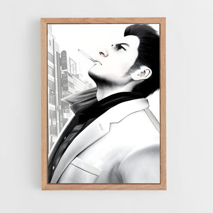 ap-yakuza-6 cadre Bois clair