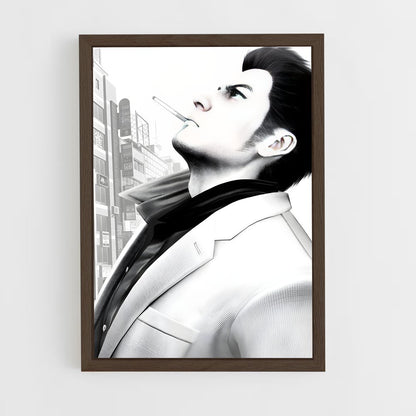 ap-yakuza-6 cadre Bois foncé