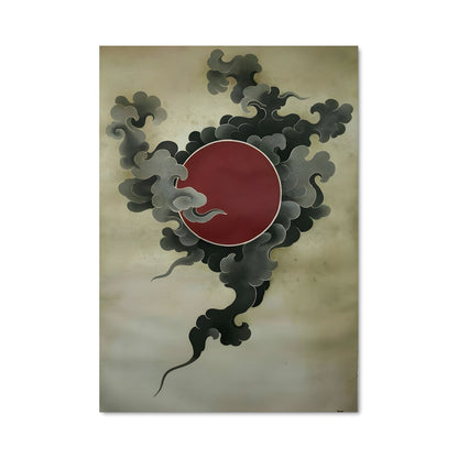 Poster Dragon du Soleil Rouge