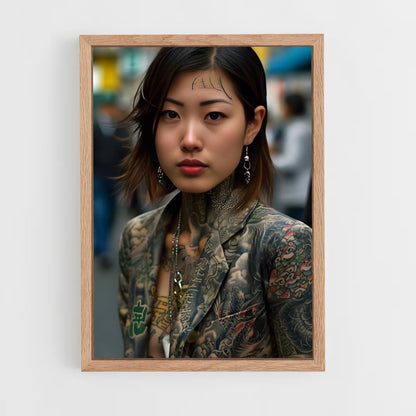 ap-yakuza tattoos-10 cadre Bois clair