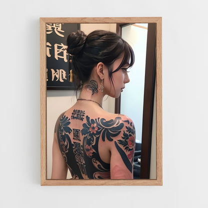 ap-yakuza tattoos-2 cadre Bois clair