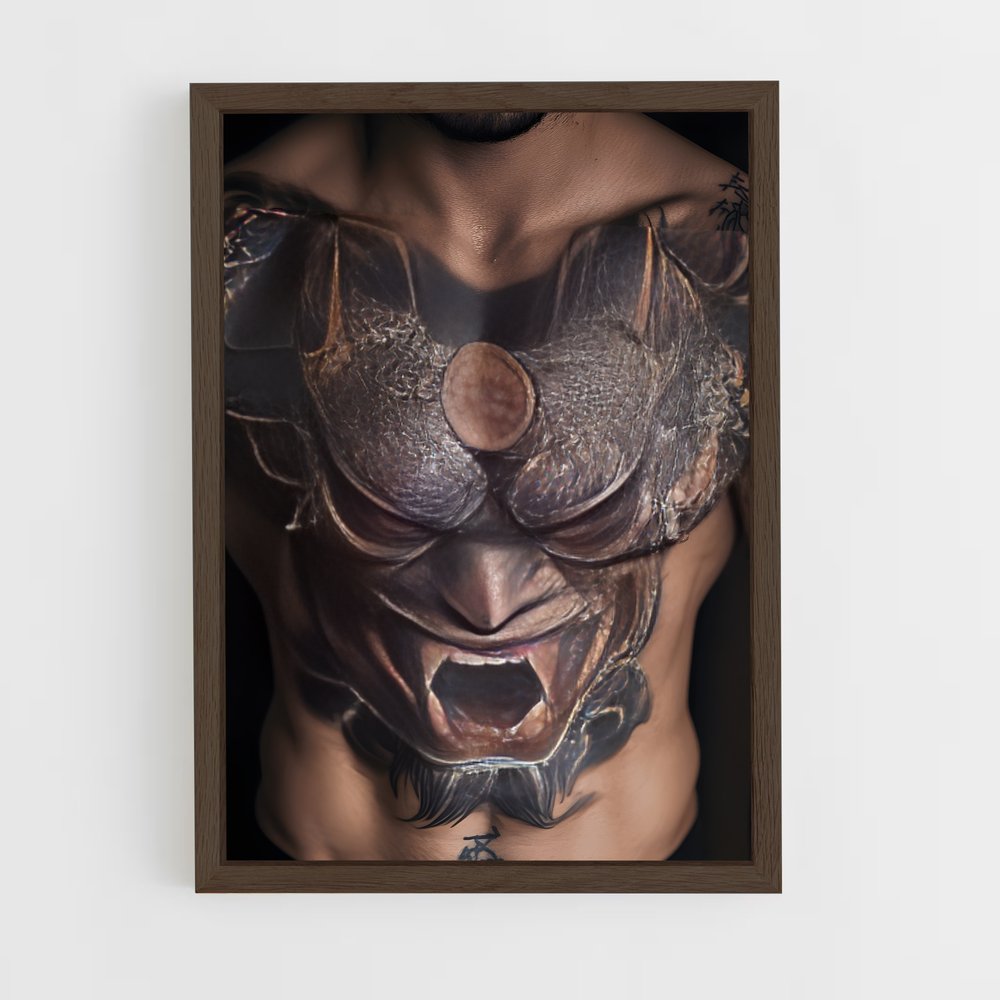 ap-yakuza tattoos-3 cadre Bois foncé