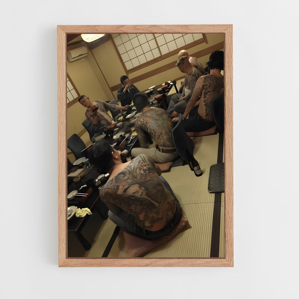 ap-yakuza tattoos-4 cadre Bois clair