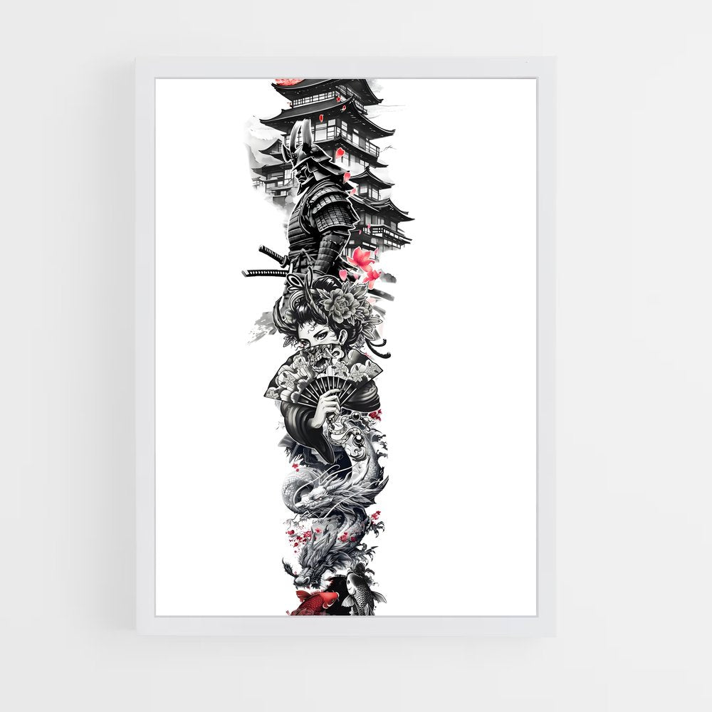 ap-yakuza tattoos-9 cadre Blanc