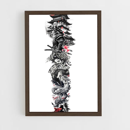 ap-yakuza tattoos-9 cadre Bois foncé