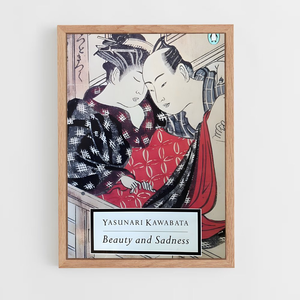 ap-yasunari kawabata-10 cadre Bois clair