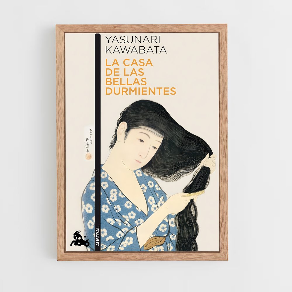 ap-yasunari kawabata-5 cadre Bois clair