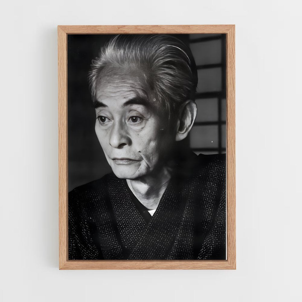 ap-yasunari kawabata-7 cadre Bois clair