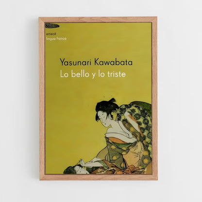 ap-yasunari kawabata-8 cadre Bois clair