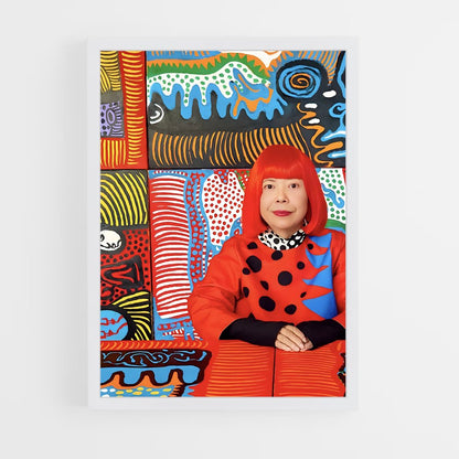 ap-yayoi kusama-1 cadre Blanc