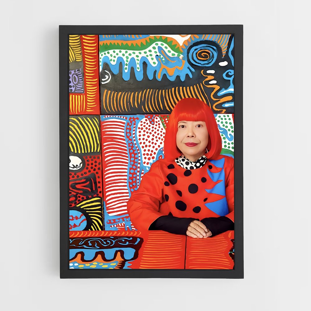 ap-yayoi kusama-1 cadre Noir