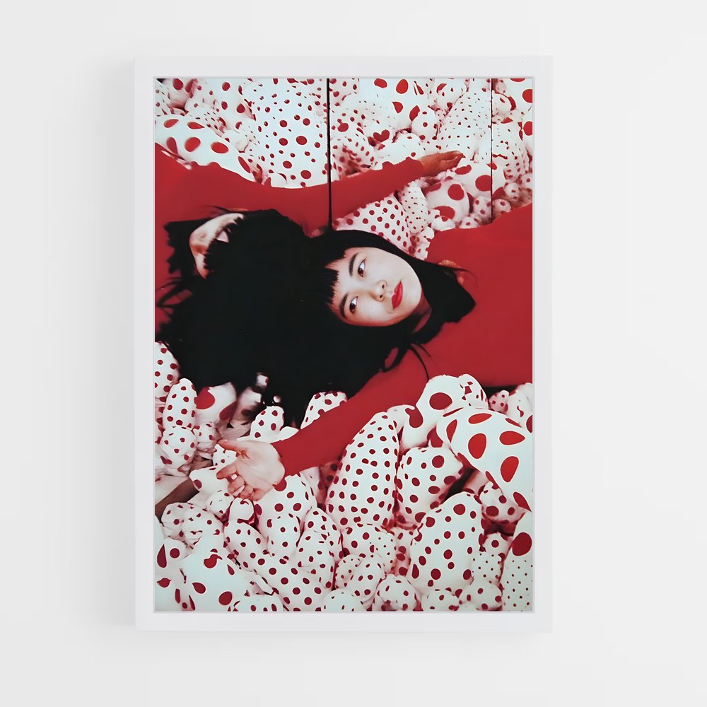 ap-yayoi kusama-2 cadre Blanc