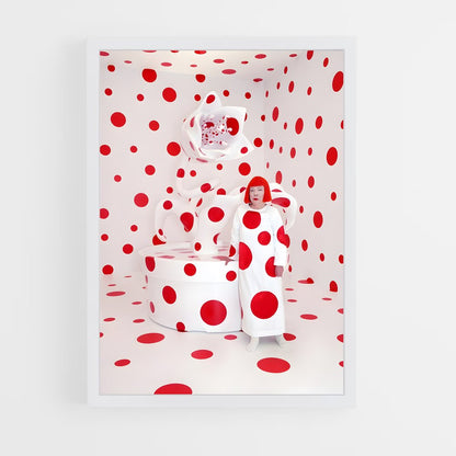 ap-yayoi kusama-5 cadre Blanc