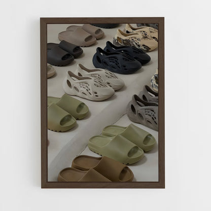 ap-yeezy-1 cadre Bois foncé