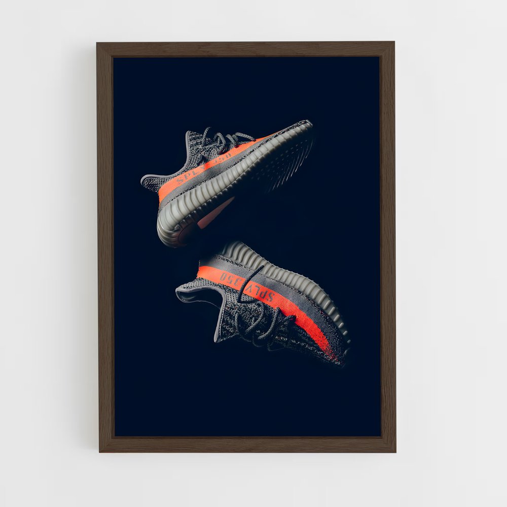 ap-yeezy-2 cadre Bois foncé
