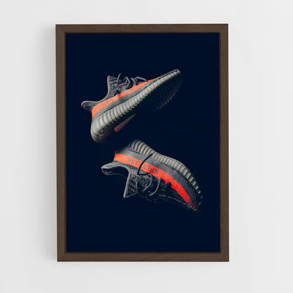 ap-yeezy-2 cadre Bois foncé