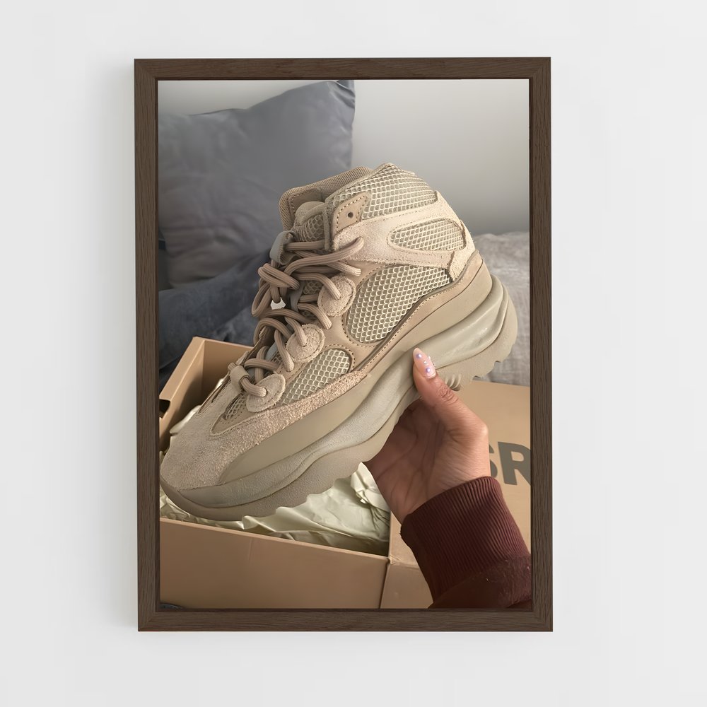 ap-yeezy-4 cadre Bois foncé