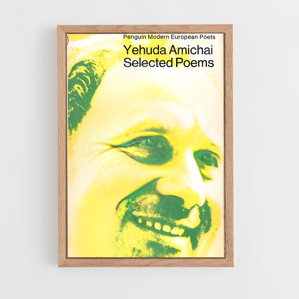 ap-yehuda amichai-1 cadre Bois clair