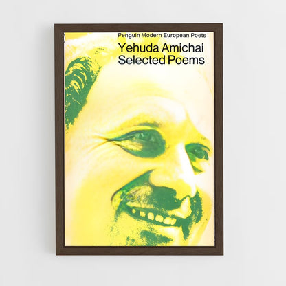 ap-yehuda amichai-1 cadre Bois foncé