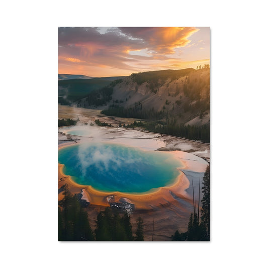 Poster Reflets de Yellowstone