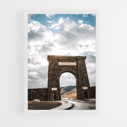 ap-yellowstone geysers-2 cadre Blanc