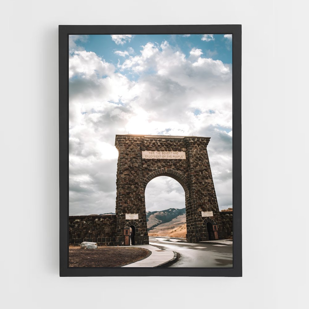 ap-yellowstone geysers-2 cadre Noir